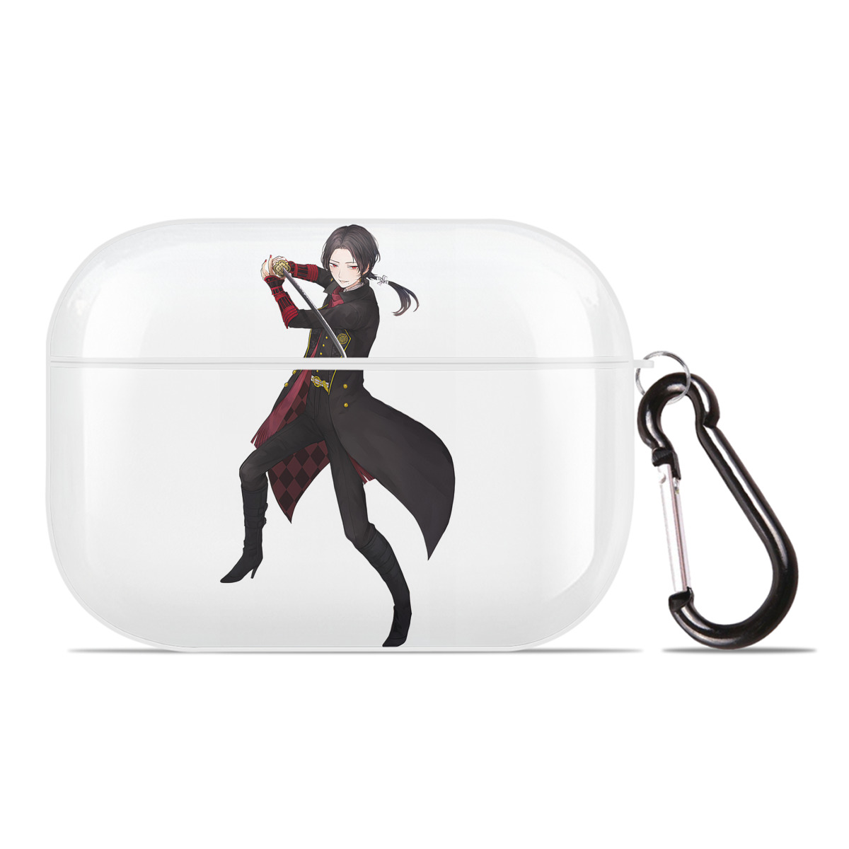 （画像用） 刀剣乱舞 Touken Ranbu 【AirPods Pro用】ハードシェル保護ケース 耐衝撃・防指紋・カラビナ付き商品仕様