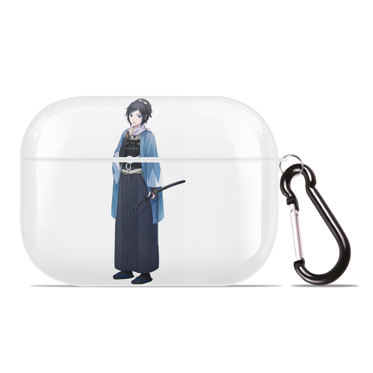 （画像用） 刀剣乱舞 Touken Ranbu 【AirPods Pro用】ハードシェル保護ケース 耐衝撃・防指紋・カラビナ付き商品仕様