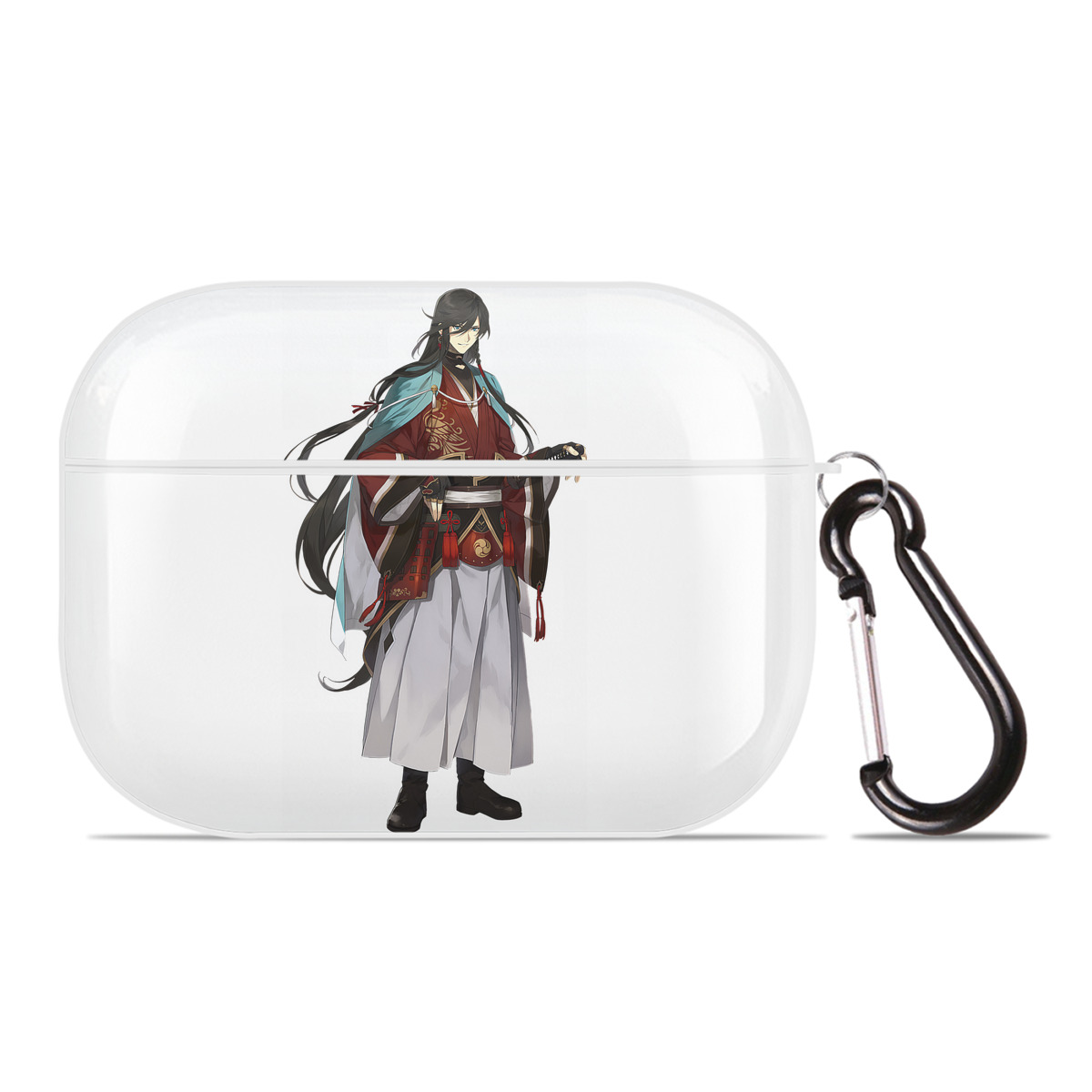 （画像用） 刀剣乱舞 Touken Ranbu 【AirPods Pro用】ハードシェル保護ケース 耐衝撃・防指紋・カラビナ付き商品仕様