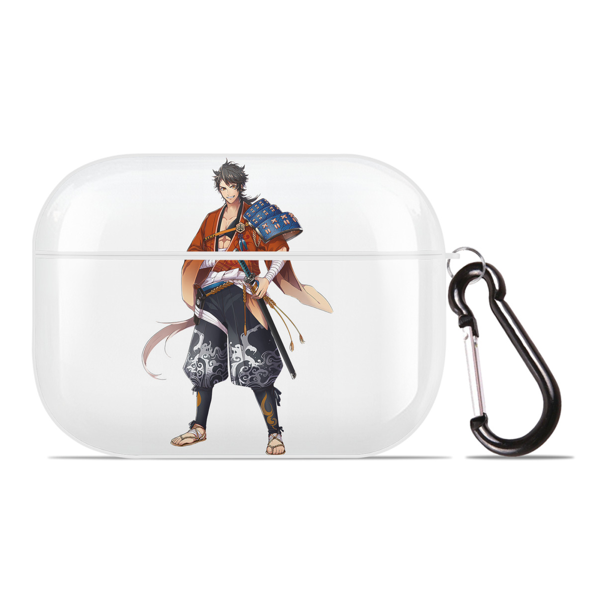 （画像用） 刀剣乱舞 Touken Ranbu 【AirPods Pro用】ハードシェル保護ケース 耐衝撃・防指紋・カラビナ付き商品仕様