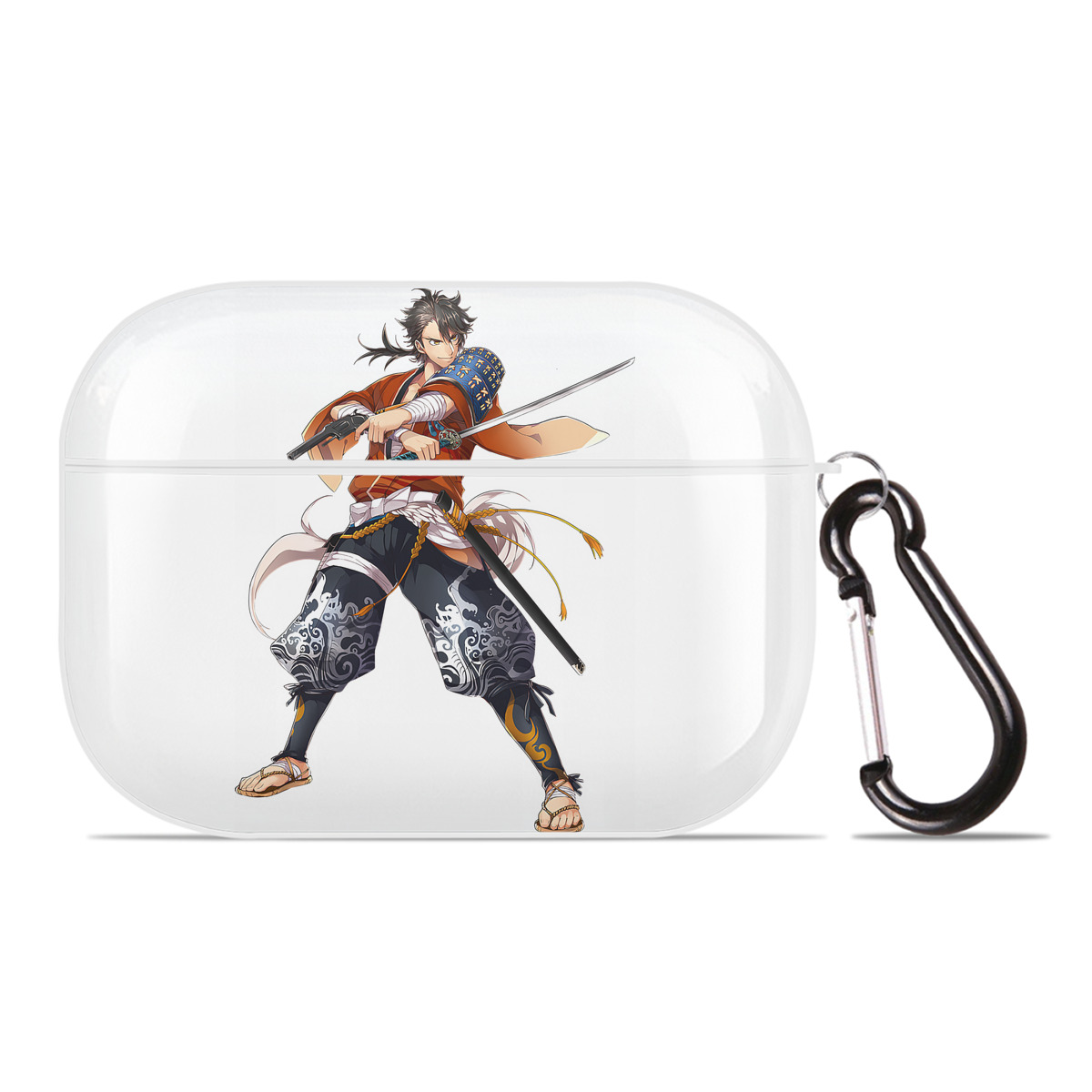 （画像用） 刀剣乱舞 Touken Ranbu 【AirPods Pro用】ハードシェル保護ケース 耐衝撃・防指紋・カラビナ付き商品仕様