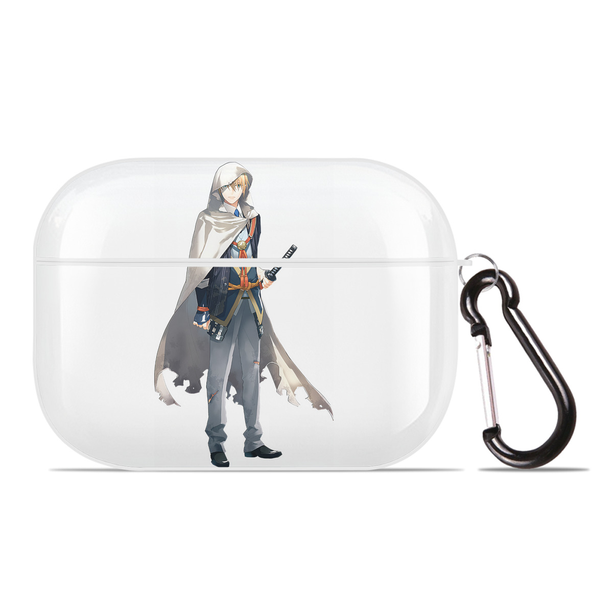 （画像用） 刀剣乱舞 Touken Ranbu 【AirPods Pro用】ハードシェル保護ケース 耐衝撃・防指紋・カラビナ付き商品仕様