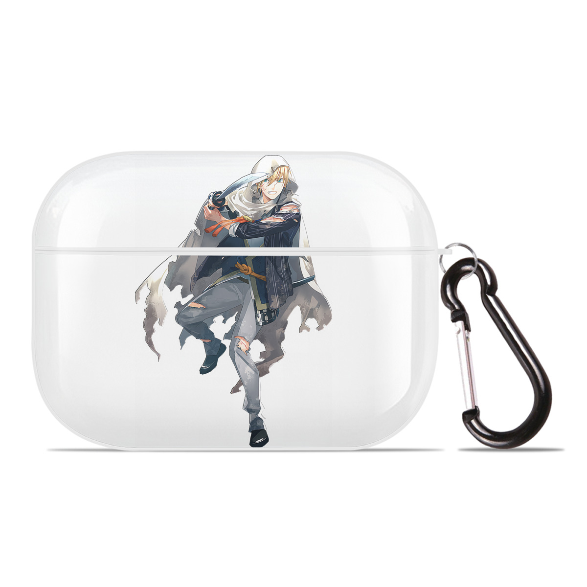 （画像用） 刀剣乱舞 Touken Ranbu 【AirPods Pro用】ハードシェル保護ケース 耐衝撃・防指紋・カラビナ付き商品仕様
