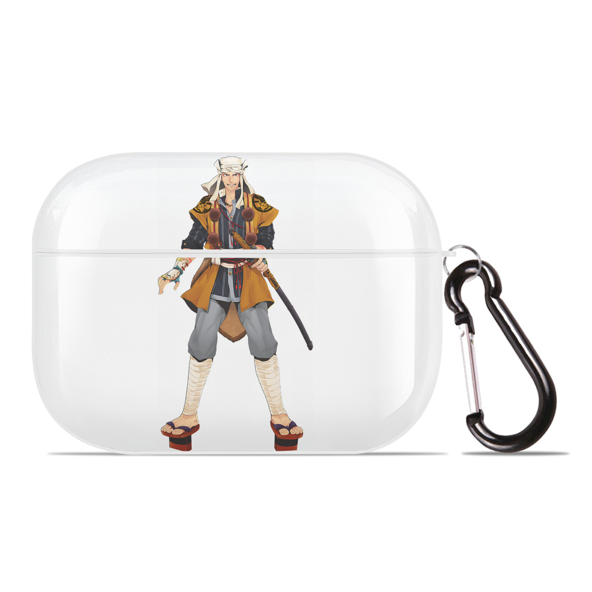（画像用） 刀剣乱舞 Touken Ranbu 【AirPods Pro用】ハードシェル保護ケース 耐衝撃・防指紋・カラビナ付き商品仕様