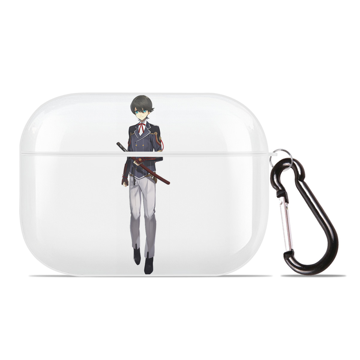 （画像用） 刀剣乱舞 Touken Ranbu 【AirPods Pro用】ハードシェル保護ケース 耐衝撃・防指紋・カラビナ付き商品仕様