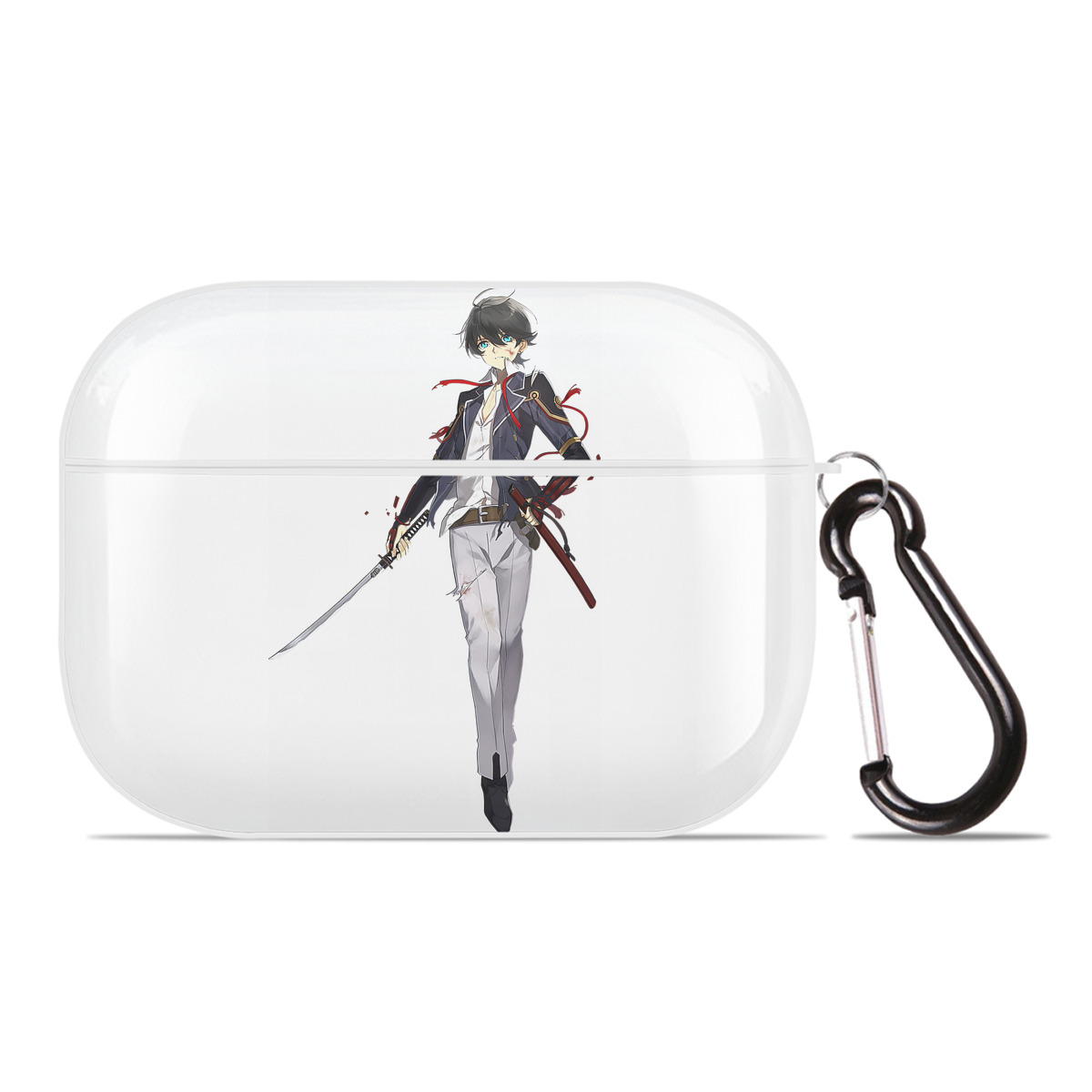 （画像用） 刀剣乱舞 Touken Ranbu 【AirPods Pro用】ハードシェル保護ケース 耐衝撃・防指紋・カラビナ付き商品仕様
