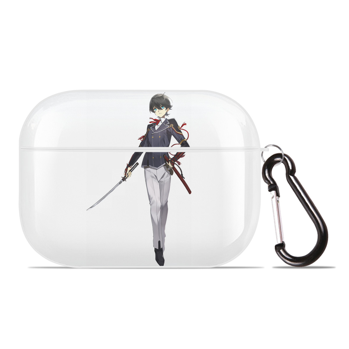 （画像用） 刀剣乱舞 Touken Ranbu 【AirPods Pro用】ハードシェル保護ケース 耐衝撃・防指紋・カラビナ付き商品仕様