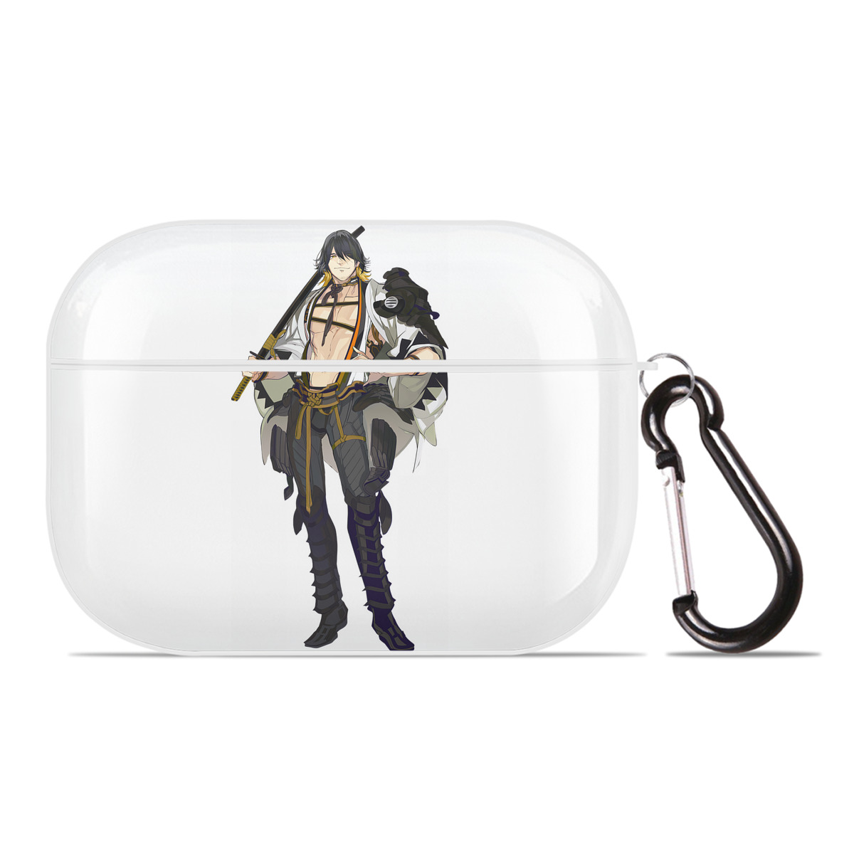 （画像用） 刀剣乱舞 Touken Ranbu 【AirPods Pro用】ハードシェル保護ケース 耐衝撃・防指紋・カラビナ付き商品仕様