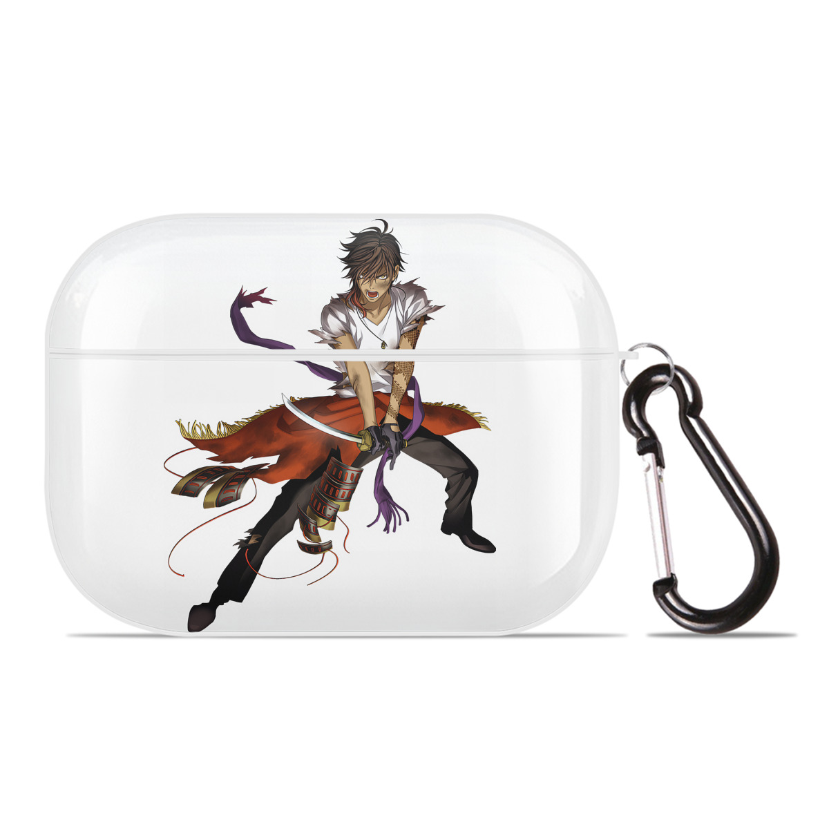 （画像用） 刀剣乱舞 Touken Ranbu 【AirPods Pro用】ハードシェル保護ケース 耐衝撃・防指紋・カラビナ付き商品仕様