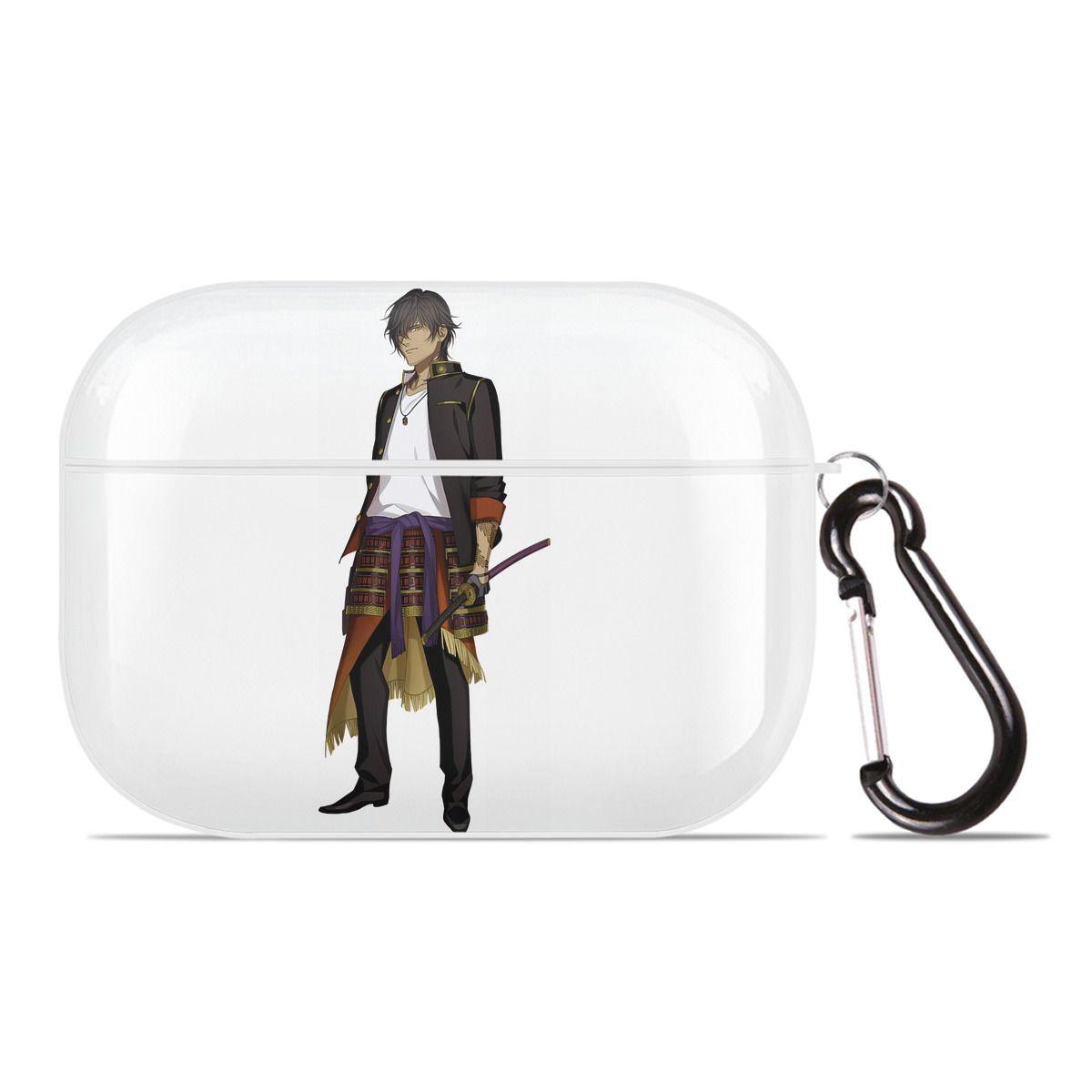 （画像用） 刀剣乱舞 Touken Ranbu 【AirPods Pro用】ハードシェル保護ケース 耐衝撃・防指紋・カラビナ付き商品仕様