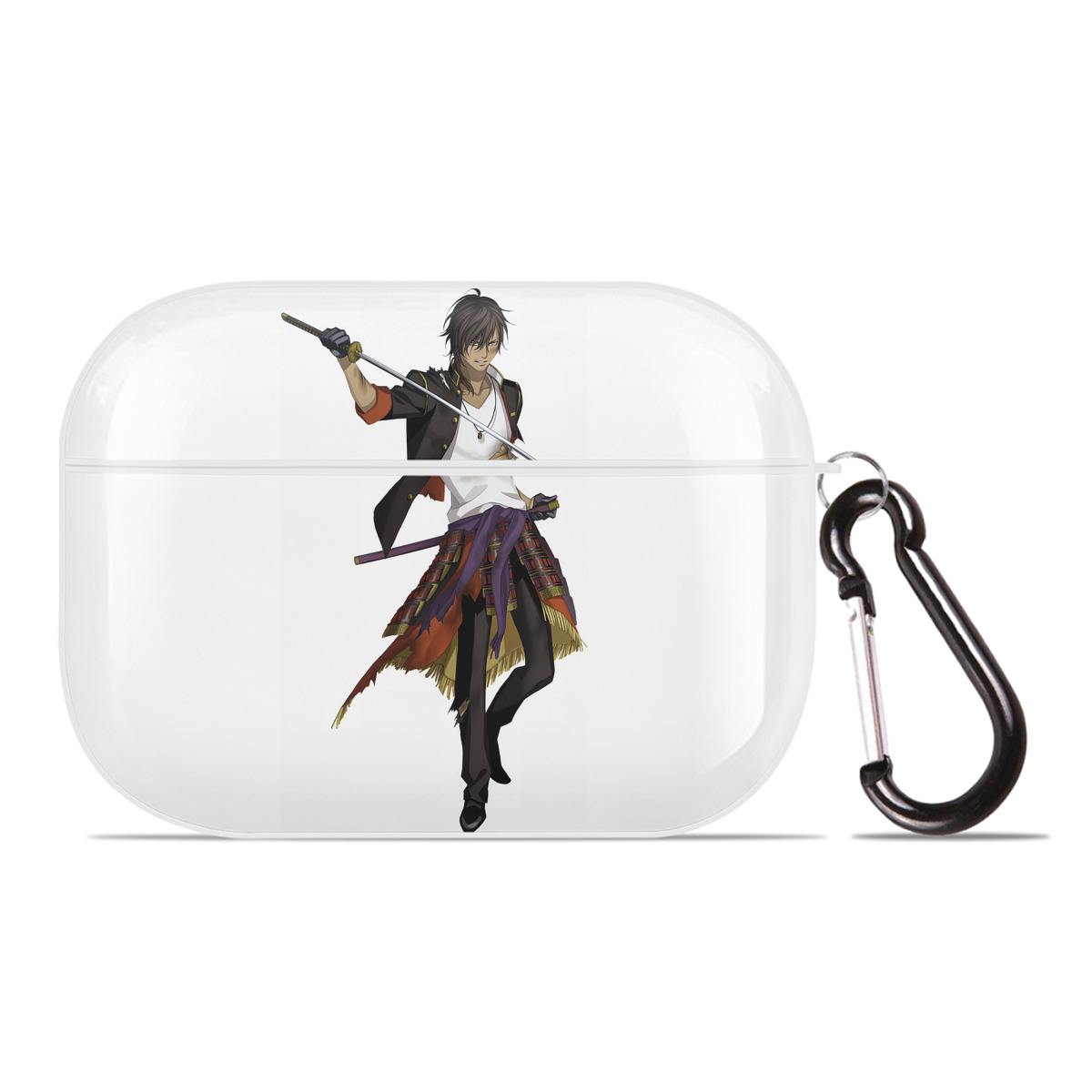 （画像用） 刀剣乱舞 Touken Ranbu 【AirPods Pro用】ハードシェル保護ケース 耐衝撃・防指紋・カラビナ付き商品仕様