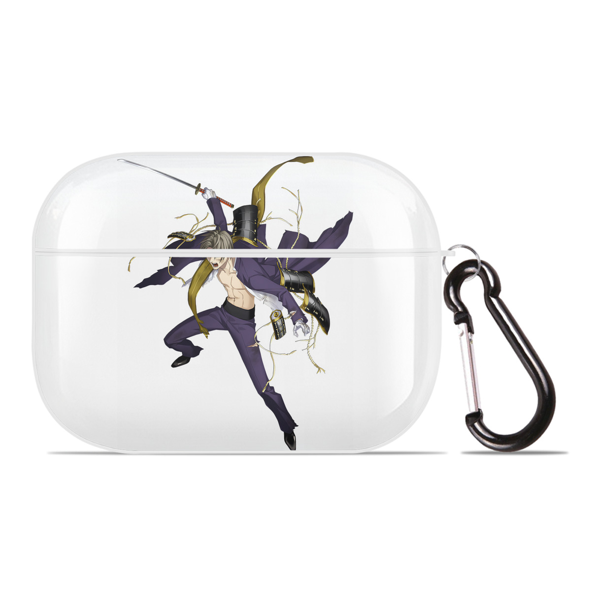 （画像用） 刀剣乱舞 Touken Ranbu 【AirPods Pro用】ハードシェル保護ケース 耐衝撃・防指紋・カラビナ付き商品仕様