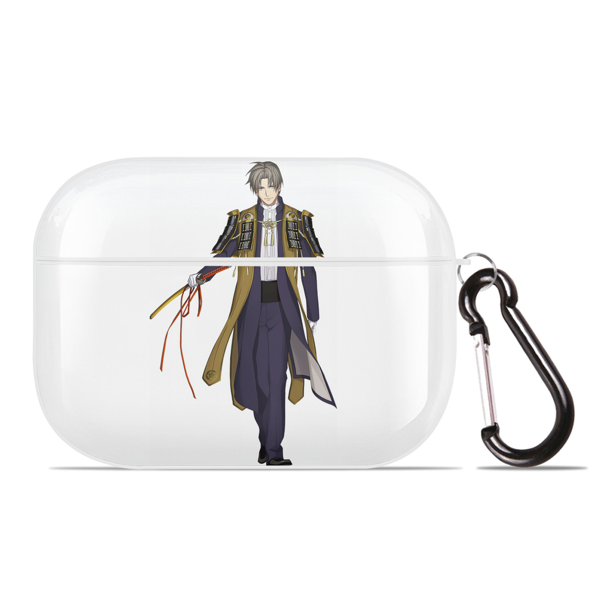 （画像用） 刀剣乱舞 Touken Ranbu 【AirPods Pro用】ハードシェル保護ケース 耐衝撃・防指紋・カラビナ付き商品仕様