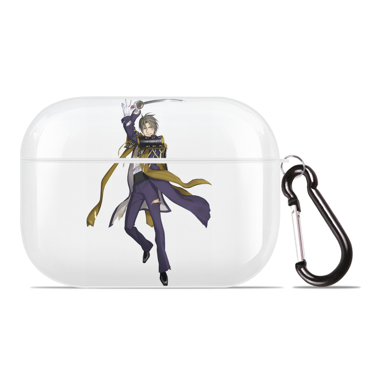 （画像用） 刀剣乱舞 Touken Ranbu 【AirPods Pro用】ハードシェル保護ケース 耐衝撃・防指紋・カラビナ付き商品仕様