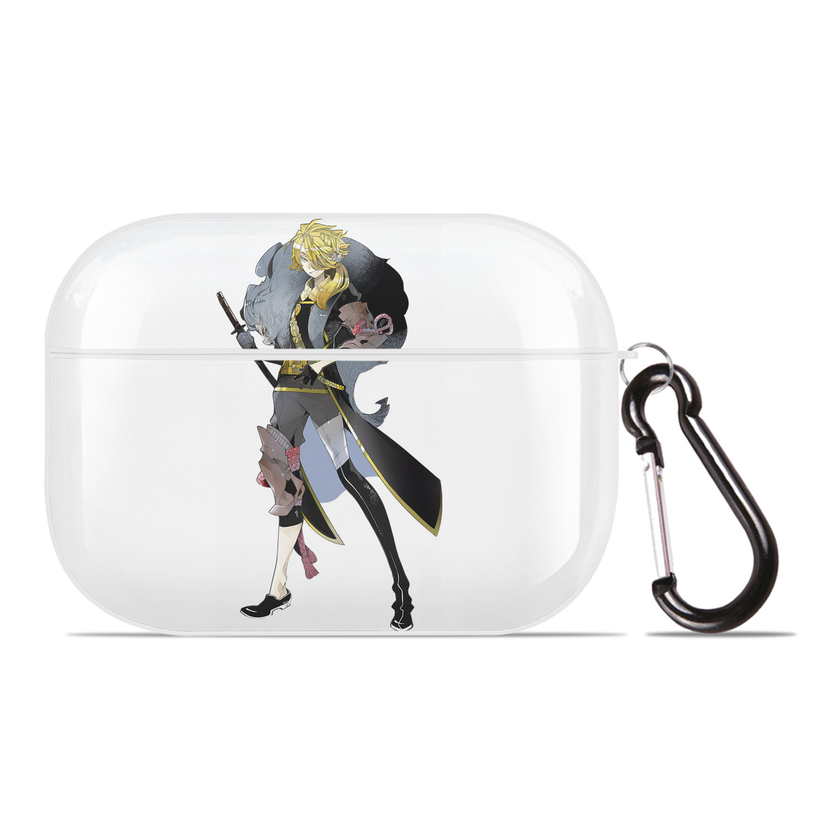 （画像用） 刀剣乱舞 Touken Ranbu 【AirPods Pro用】ハードシェル保護ケース 耐衝撃・防指紋・カラビナ付き商品仕様