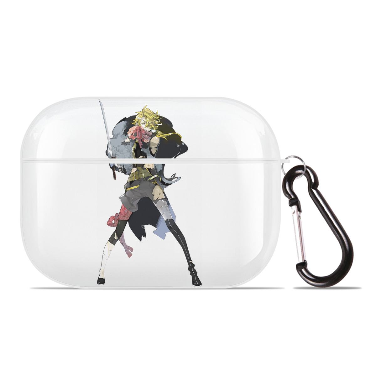（画像用） 刀剣乱舞 Touken Ranbu 【AirPods Pro用】ハードシェル保護ケース 耐衝撃・防指紋・カラビナ付き商品仕様