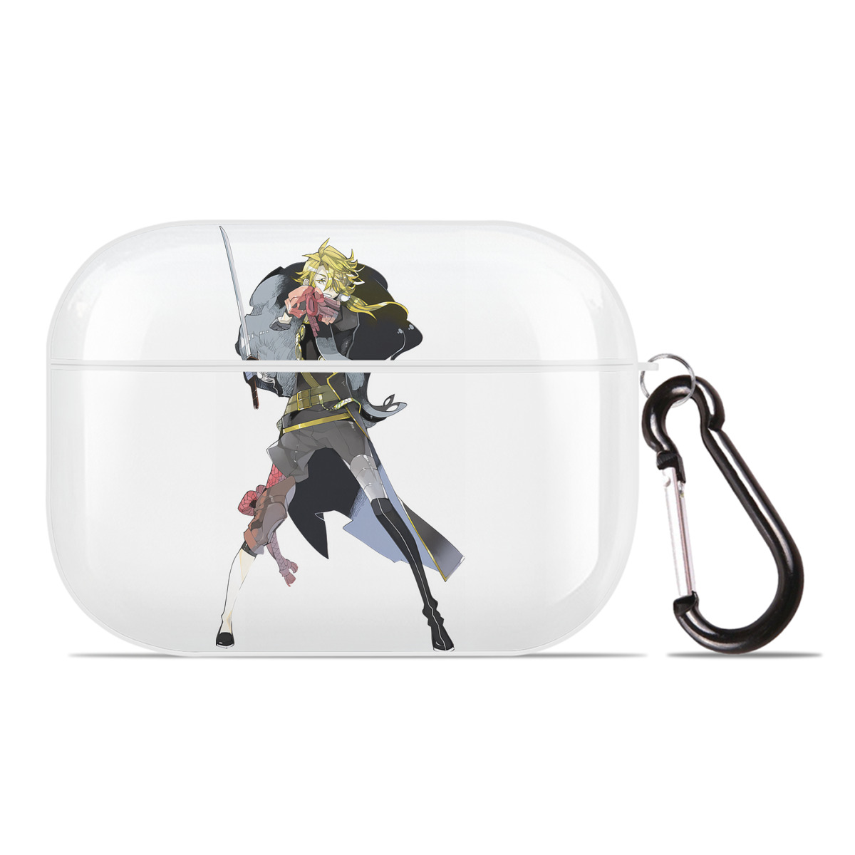 （画像用） 刀剣乱舞 Touken Ranbu 【AirPods Pro用】ハードシェル保護ケース 耐衝撃・防指紋・カラビナ付き商品仕様