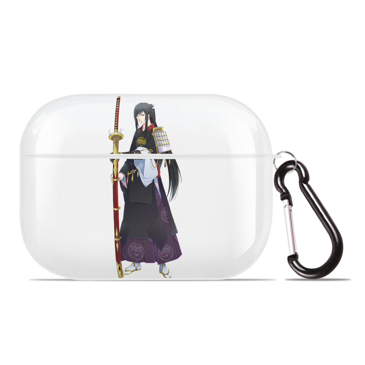 （画像用） 刀剣乱舞 Touken Ranbu 【AirPods Pro用】ハードシェル保護ケース 耐衝撃・防指紋・カラビナ付き商品仕様