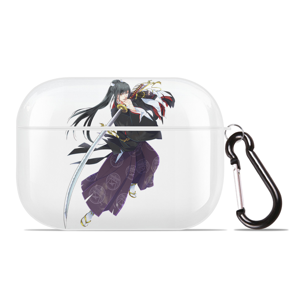 （画像用） 刀剣乱舞 Touken Ranbu 【AirPods Pro用】ハードシェル保護ケース 耐衝撃・防指紋・カラビナ付き商品仕様