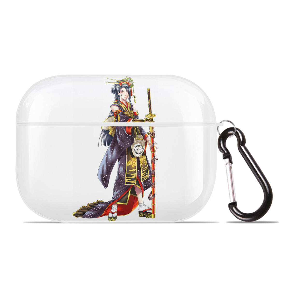 （画像用） 刀剣乱舞 Touken Ranbu 【AirPods Pro用】ハードシェル保護ケース 耐衝撃・防指紋・カラビナ付き商品仕様