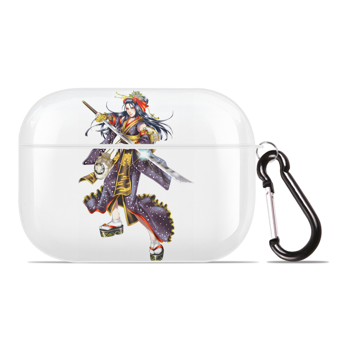 （画像用） 刀剣乱舞 Touken Ranbu 【AirPods Pro用】ハードシェル保護ケース 耐衝撃・防指紋・カラビナ付き商品仕様