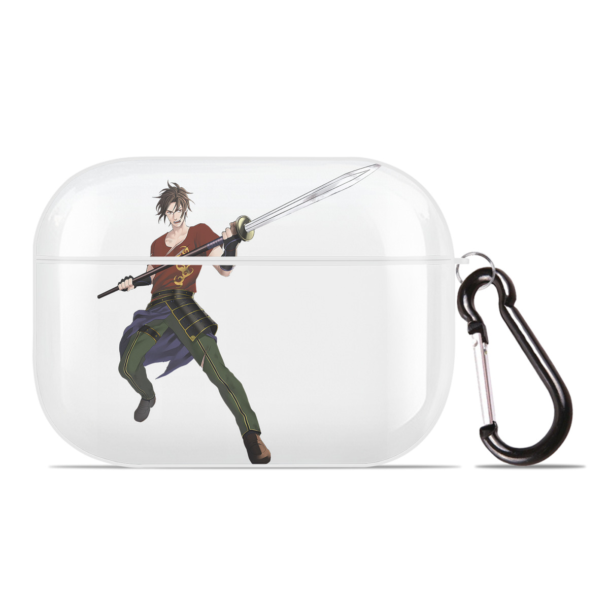 （画像用） 刀剣乱舞 Touken Ranbu 【AirPods Pro用】ハードシェル保護ケース 耐衝撃・防指紋・カラビナ付き商品仕様