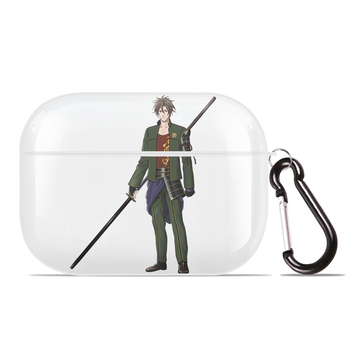 （画像用） 刀剣乱舞 Touken Ranbu 【AirPods Pro用】ハードシェル保護ケース 耐衝撃・防指紋・カラビナ付き商品仕様