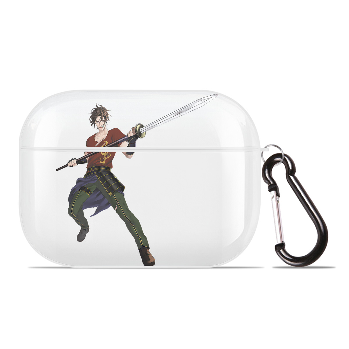 （画像用） 刀剣乱舞 Touken Ranbu 【AirPods Pro用】ハードシェル保護ケース 耐衝撃・防指紋・カラビナ付き商品仕様