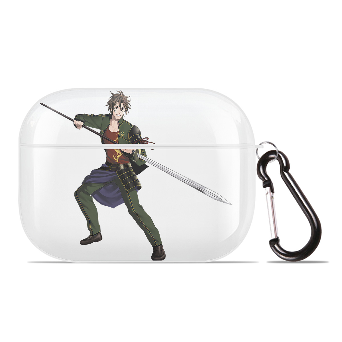 （画像用） 刀剣乱舞 Touken Ranbu 【AirPods Pro用】ハードシェル保護ケース 耐衝撃・防指紋・カラビナ付き商品仕様