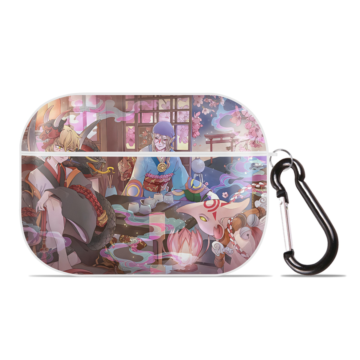 （画像用） 刀剣乱舞 Touken Ranbu 【AirPods Pro用】ハードシェル保護ケース 耐衝撃・防指紋・カラビナ付き商品仕様