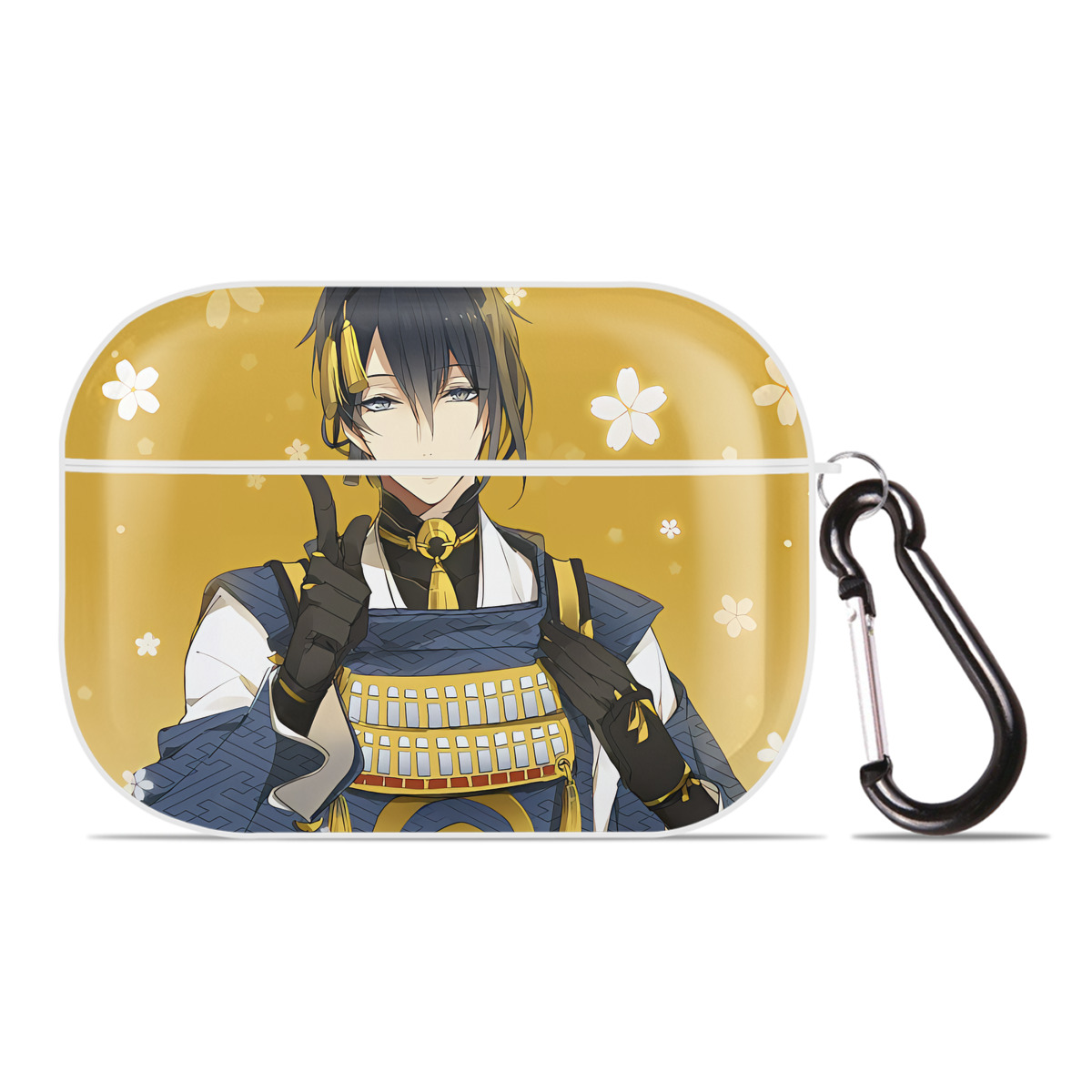 （画像用） 刀剣乱舞 Touken Ranbu 【AirPods Pro用】ハードシェル保護ケース 耐衝撃・防指紋・カラビナ付き商品仕様