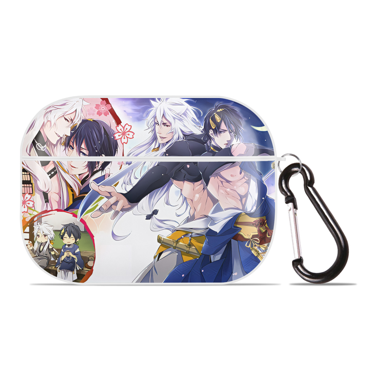 （画像用） 刀剣乱舞 Touken Ranbu 【AirPods Pro用】ハードシェル保護ケース 耐衝撃・防指紋・カラビナ付き商品仕様