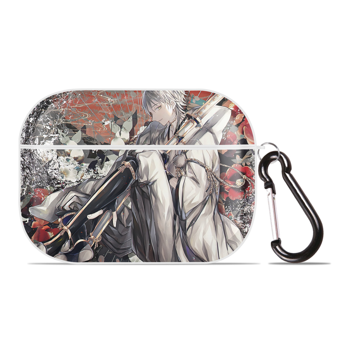 （画像用） 刀剣乱舞 Touken Ranbu 【AirPods Pro用】ハードシェル保護ケース 耐衝撃・防指紋・カラビナ付き商品仕様