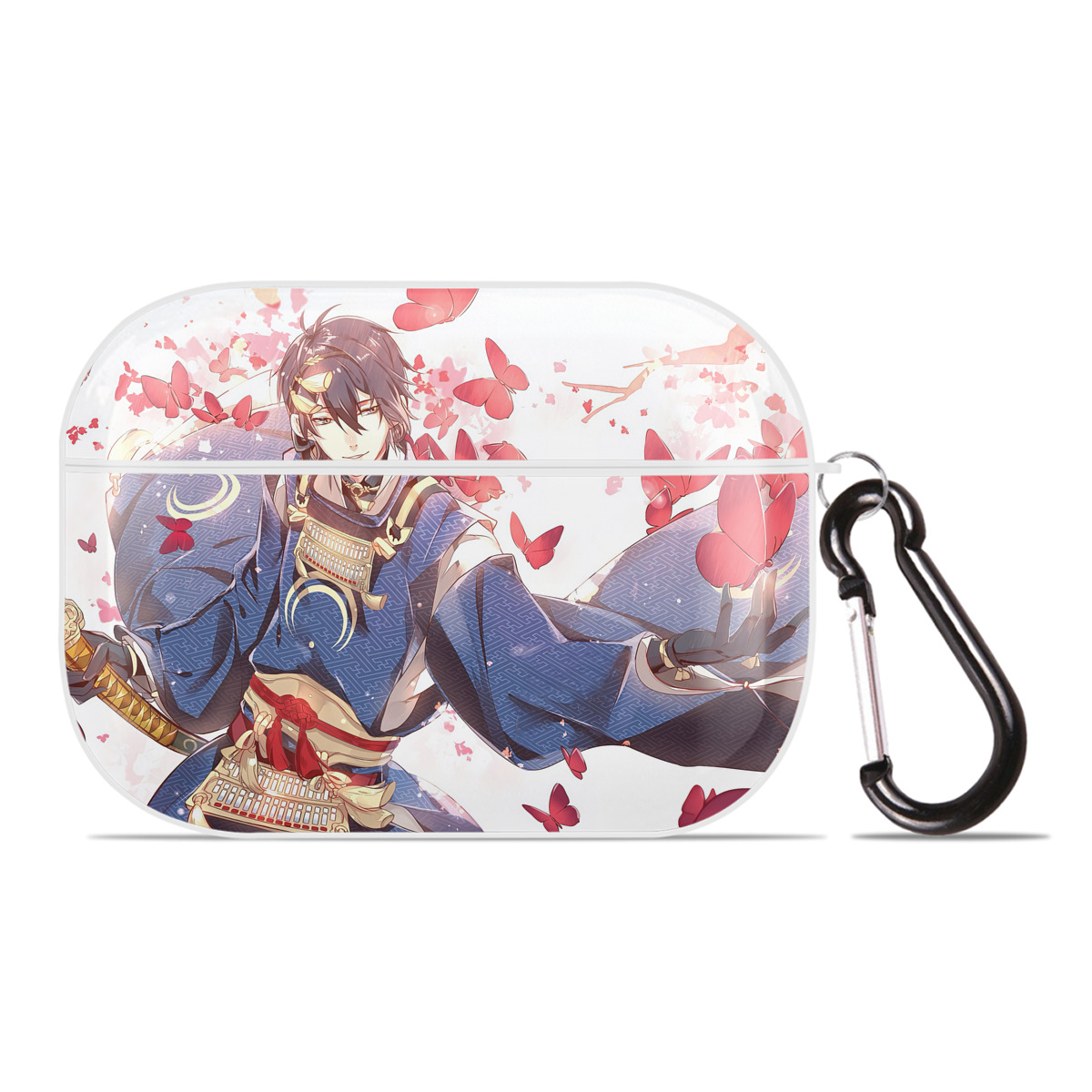 （画像用） 刀剣乱舞 Touken Ranbu 【AirPods Pro用】ハードシェル保護ケース 耐衝撃・防指紋・カラビナ付き商品仕様