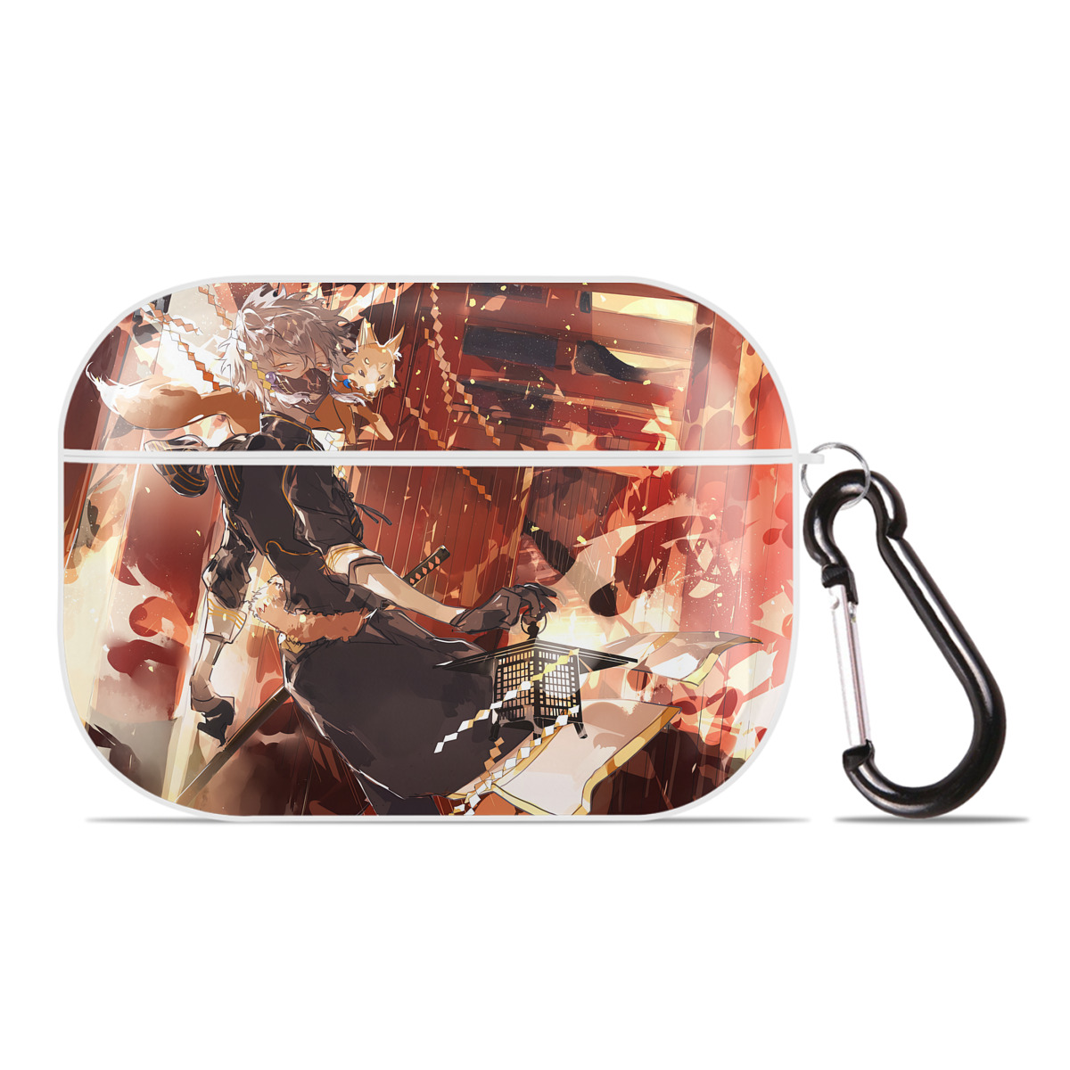 （画像用） 刀剣乱舞 Touken Ranbu 【AirPods Pro用】ハードシェル保護ケース 耐衝撃・防指紋・カラビナ付き商品仕様