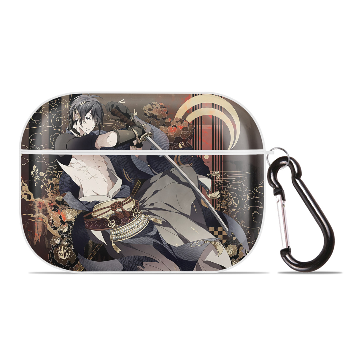 （画像用） 刀剣乱舞 Touken Ranbu 【AirPods Pro用】ハードシェル保護ケース 耐衝撃・防指紋・カラビナ付き商品仕様