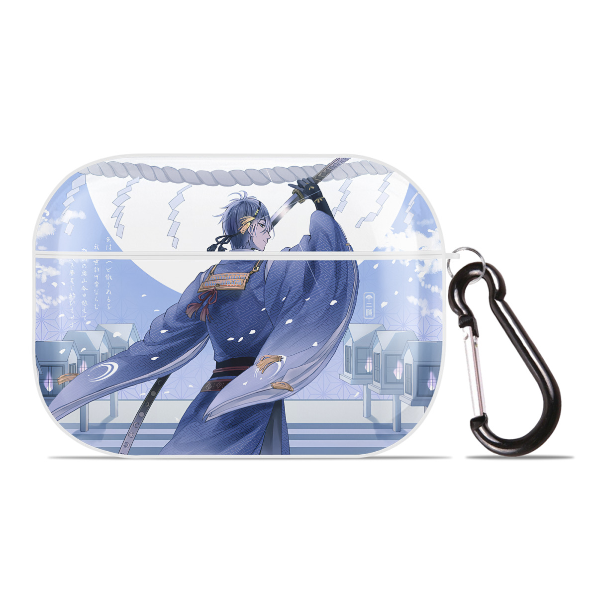 （画像用） 刀剣乱舞 Touken Ranbu 【AirPods Pro用】ハードシェル保護ケース 耐衝撃・防指紋・カラビナ付き商品仕様