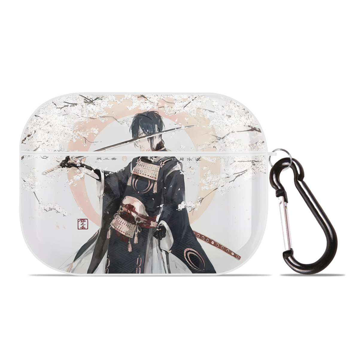 （画像用） 刀剣乱舞 Touken Ranbu 【AirPods Pro用】ハードシェル保護ケース 耐衝撃・防指紋・カラビナ付き商品仕様