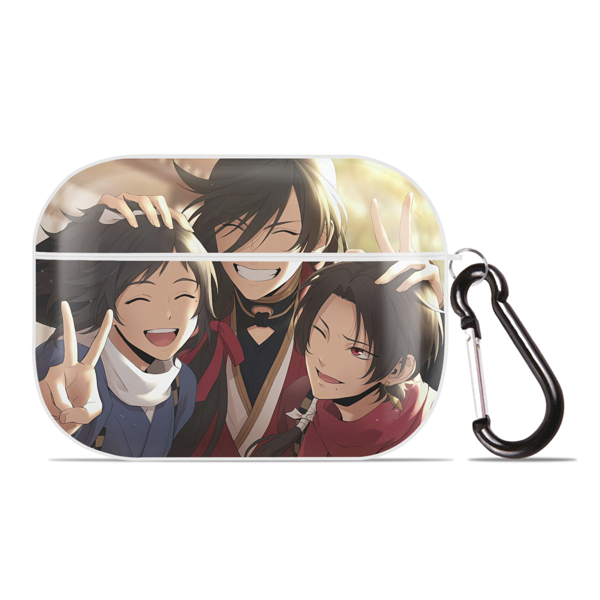（画像用） 刀剣乱舞 Touken Ranbu 【AirPods Pro用】ハードシェル保護ケース 耐衝撃・防指紋・カラビナ付き商品仕様
