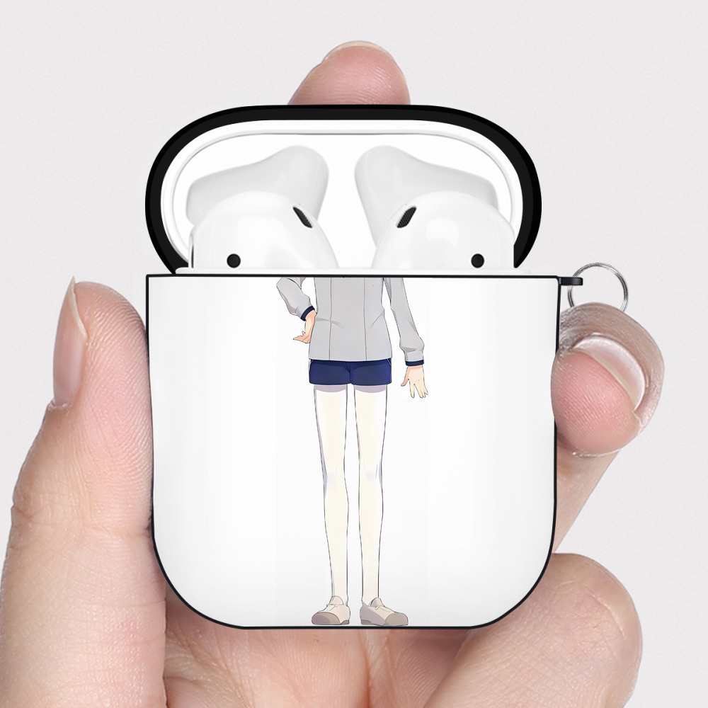 （画像用） 刀剣乱舞 Touken Ranbu AirPods 第2世代保護ケース ハードシェル ブラック 耐衝撃・防指紋・カラビナ付き