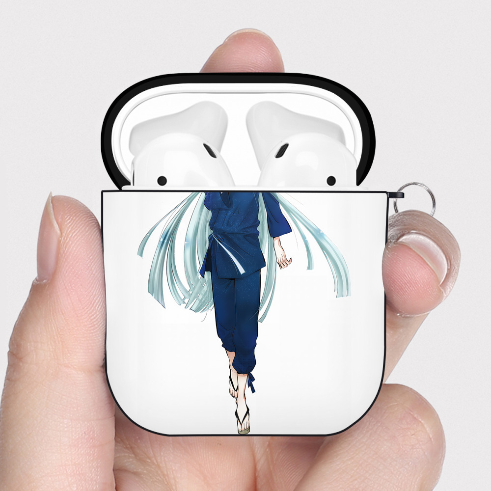 （画像用） 刀剣乱舞 Touken Ranbu AirPods 第2世代保護ケース ハードシェル ブラック 耐衝撃・防指紋・カラビナ付き