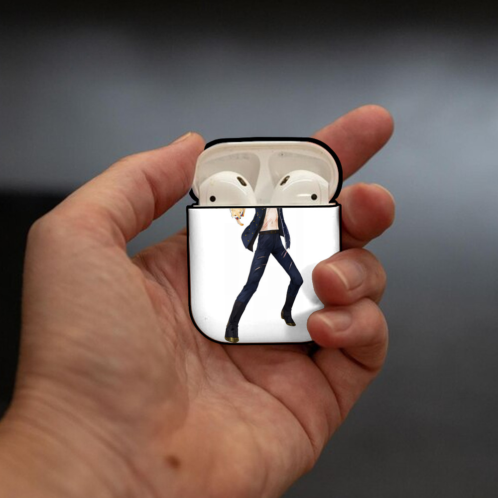 刀剣乱舞 Touken Ranbu AirPods 第2世代保護ケース ハードシェル ブラック 耐衝撃・防指紋・カラビナ付き