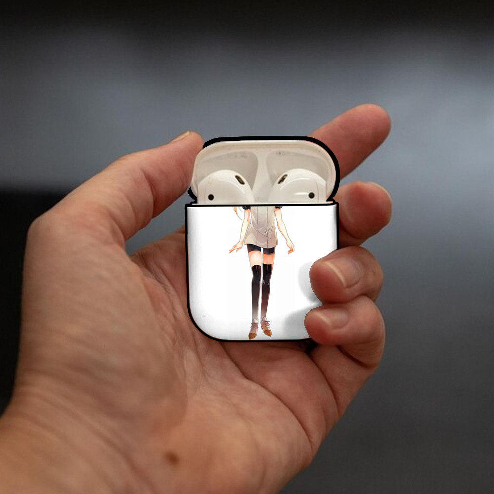 刀剣乱舞 Touken Ranbu AirPods 第2世代保護ケース ハードシェル ブラック 耐衝撃・防指紋・カラビナ付き