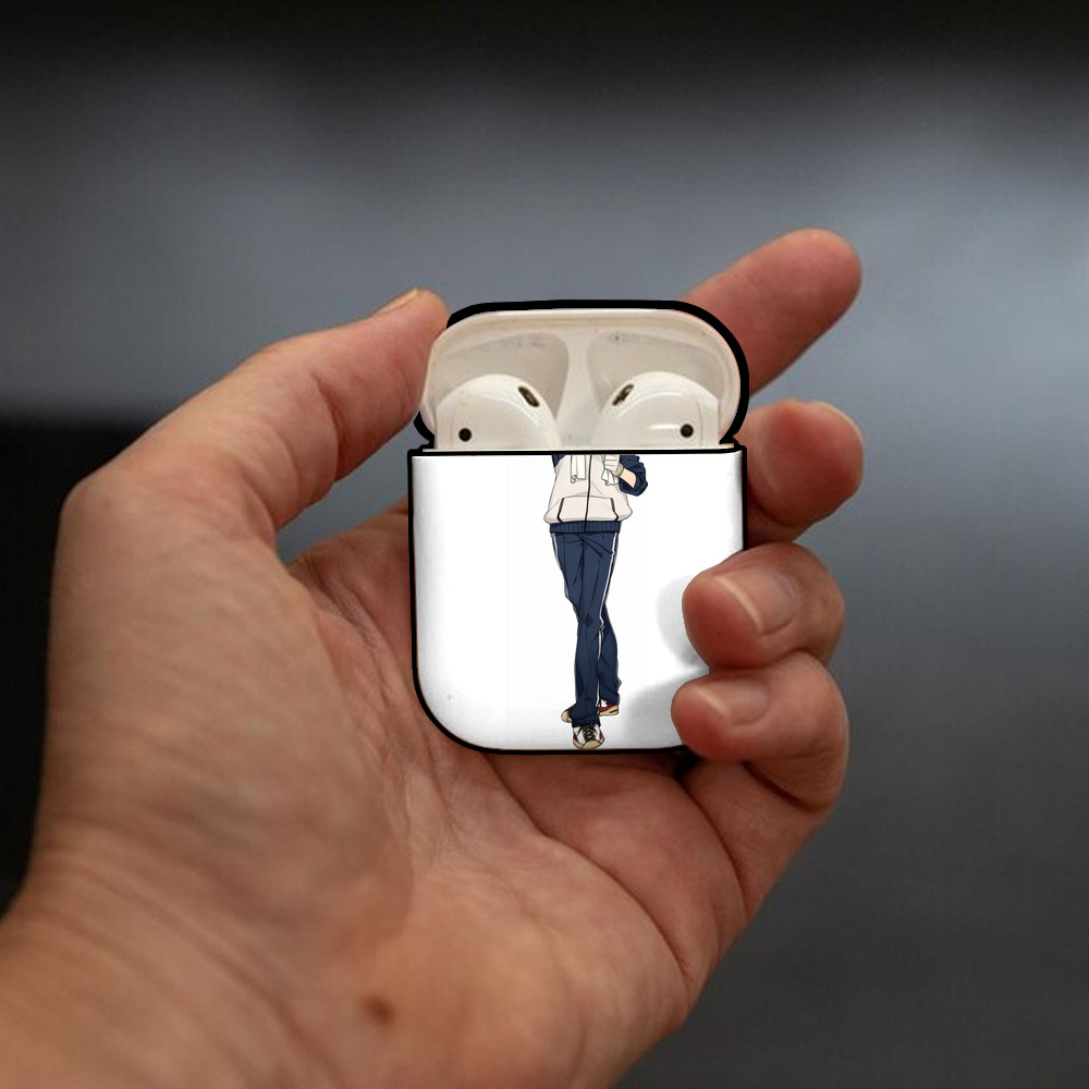 刀剣乱舞 Touken Ranbu AirPods 第2世代保護ケース ハードシェル ブラック 耐衝撃・防指紋・カラビナ付き