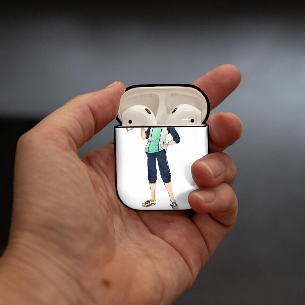 刀剣乱舞 Touken Ranbu AirPods 第2世代保護ケース ハードシェル ブラック 耐衝撃・防指紋・カラビナ付き