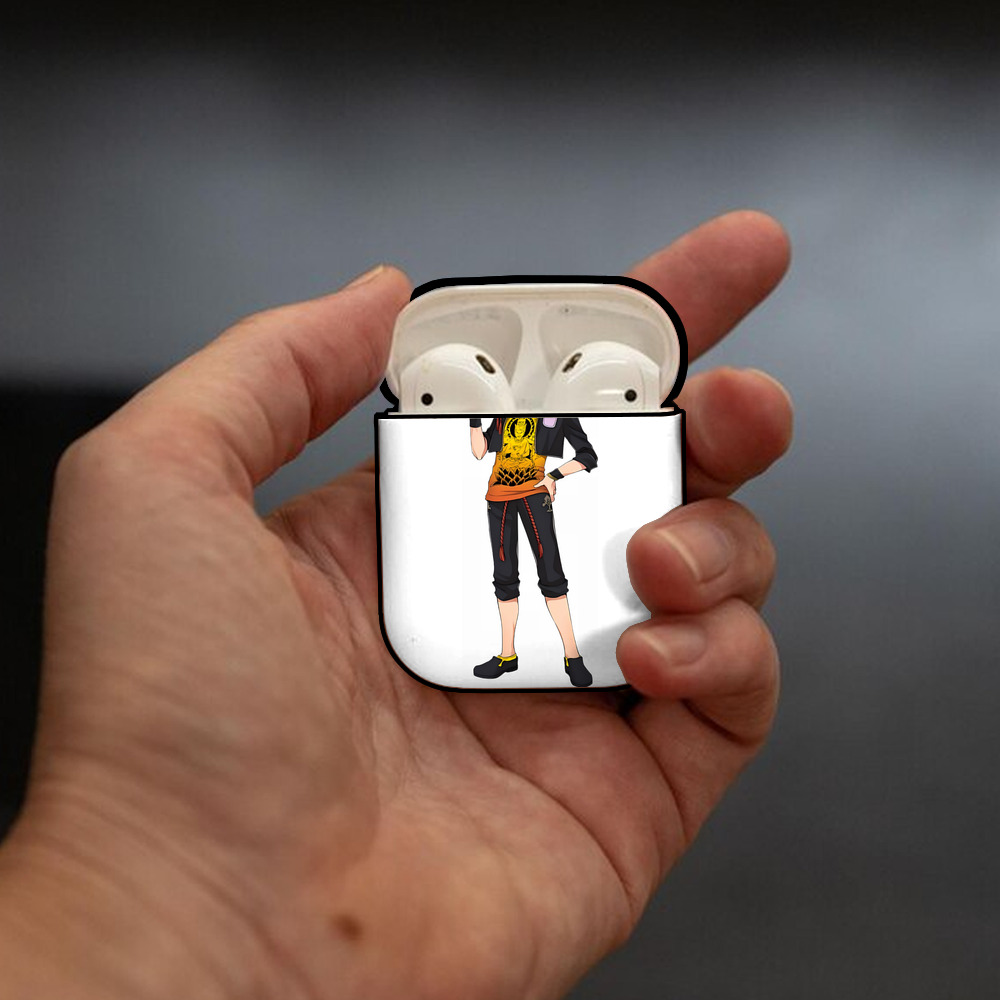 刀剣乱舞 Touken Ranbu AirPods 第2世代保護ケース ハードシェル ブラック 耐衝撃・防指紋・カラビナ付き