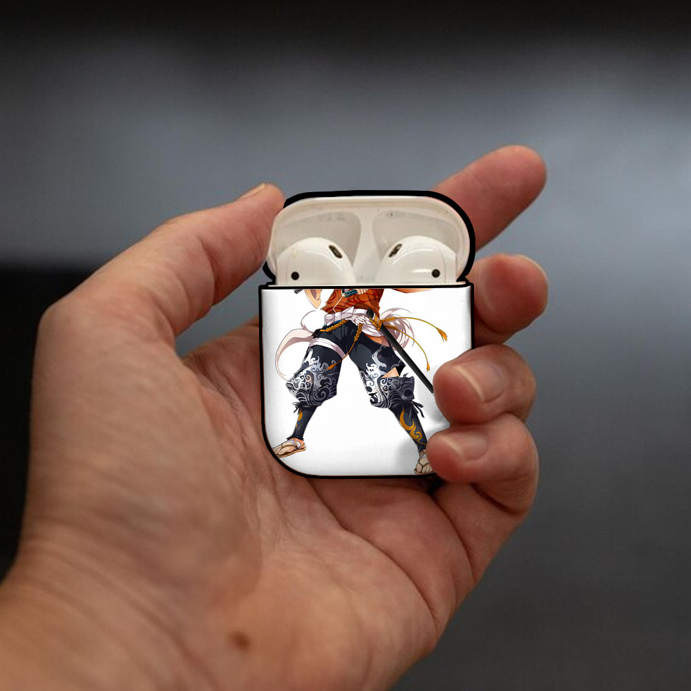 刀剣乱舞 Touken Ranbu AirPods 第2世代保護ケース ハードシェル ブラック 耐衝撃・防指紋・カラビナ付き