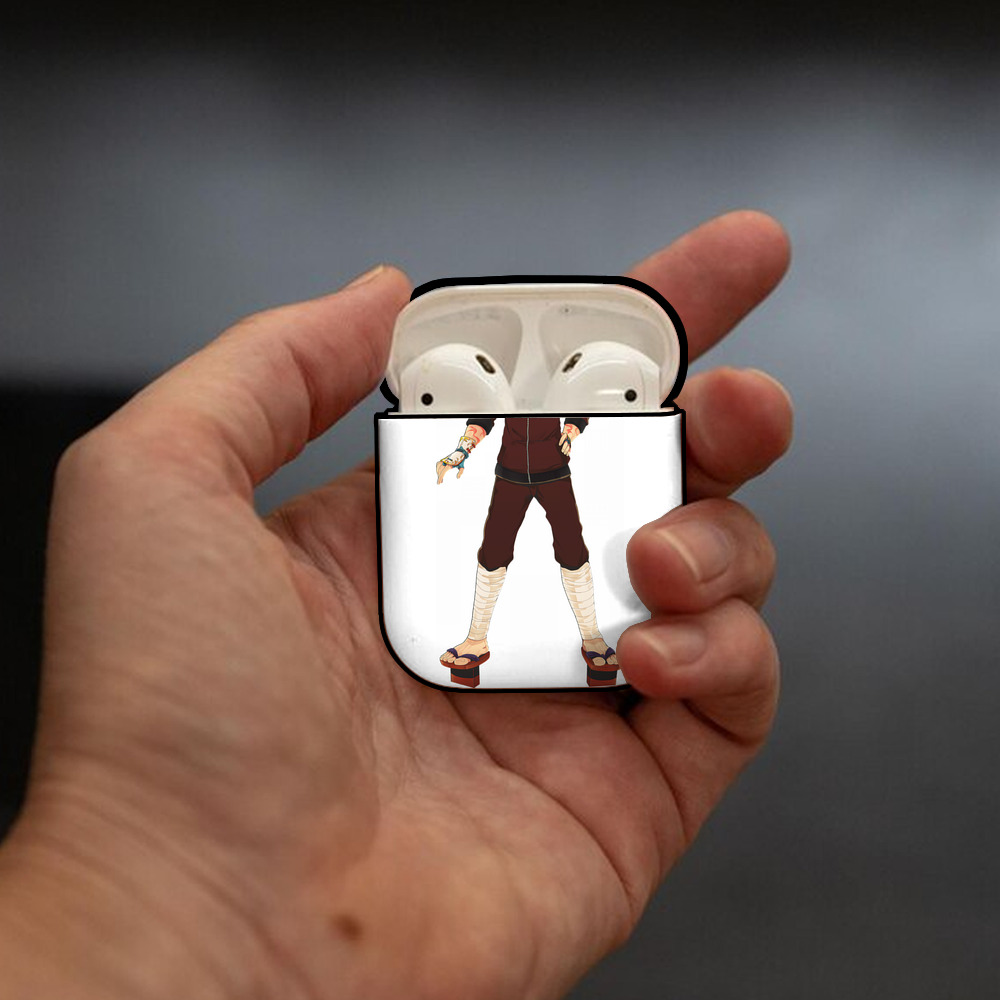 刀剣乱舞 Touken Ranbu AirPods 第2世代保護ケース ハードシェル ブラック 耐衝撃・防指紋・カラビナ付き