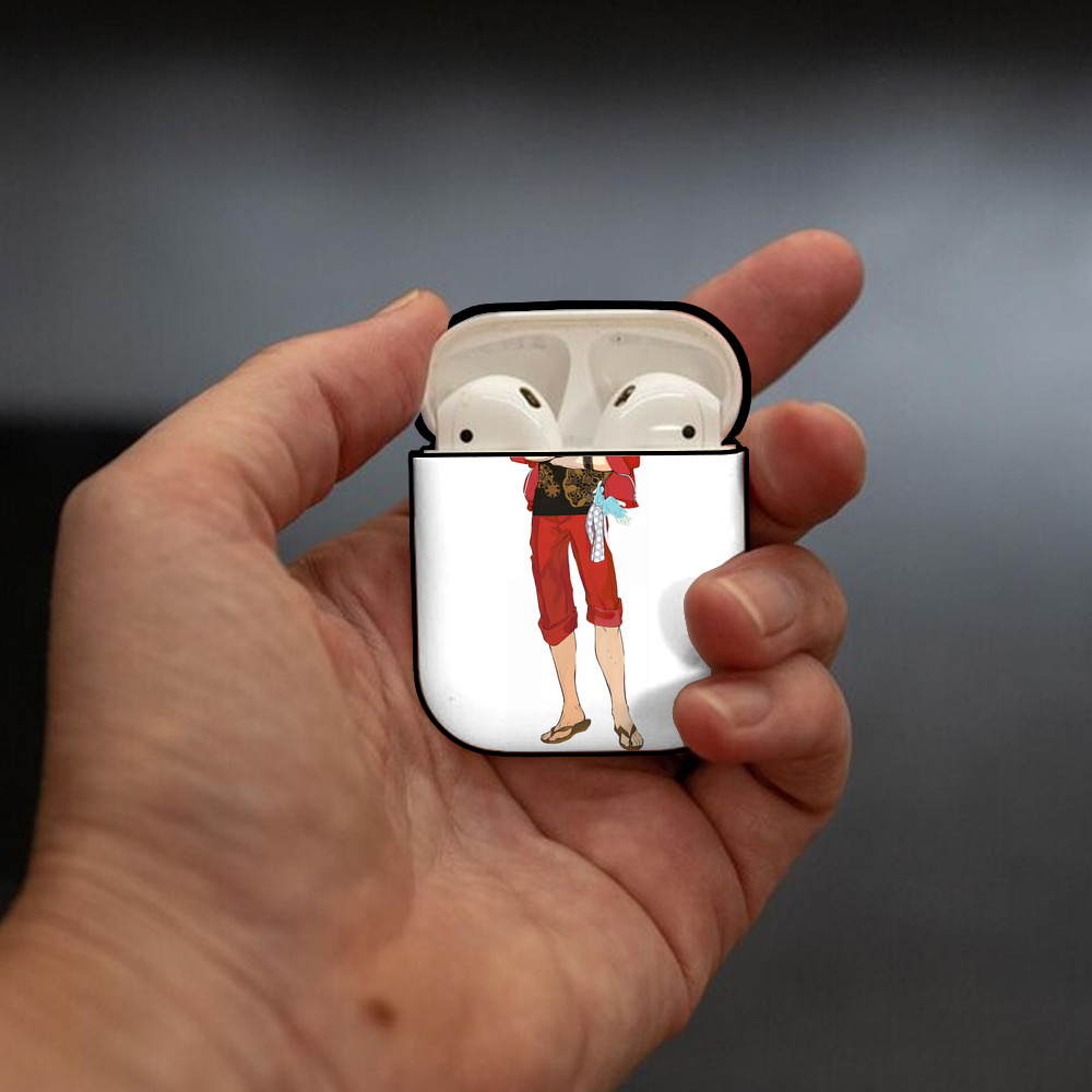 刀剣乱舞 Touken Ranbu AirPods 第2世代保護ケース ハードシェル ブラック 耐衝撃・防指紋・カラビナ付き