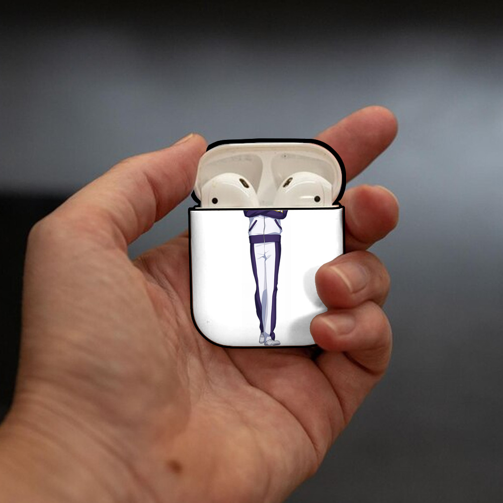 刀剣乱舞 Touken Ranbu AirPods 第2世代保護ケース ハードシェル ブラック 耐衝撃・防指紋・カラビナ付き
